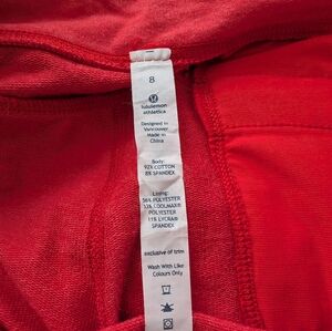 Lululemon Red Athletic Sweatpants